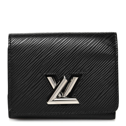 Louis Vuitton Epi Twist Compact Wallet Black 1 of 9