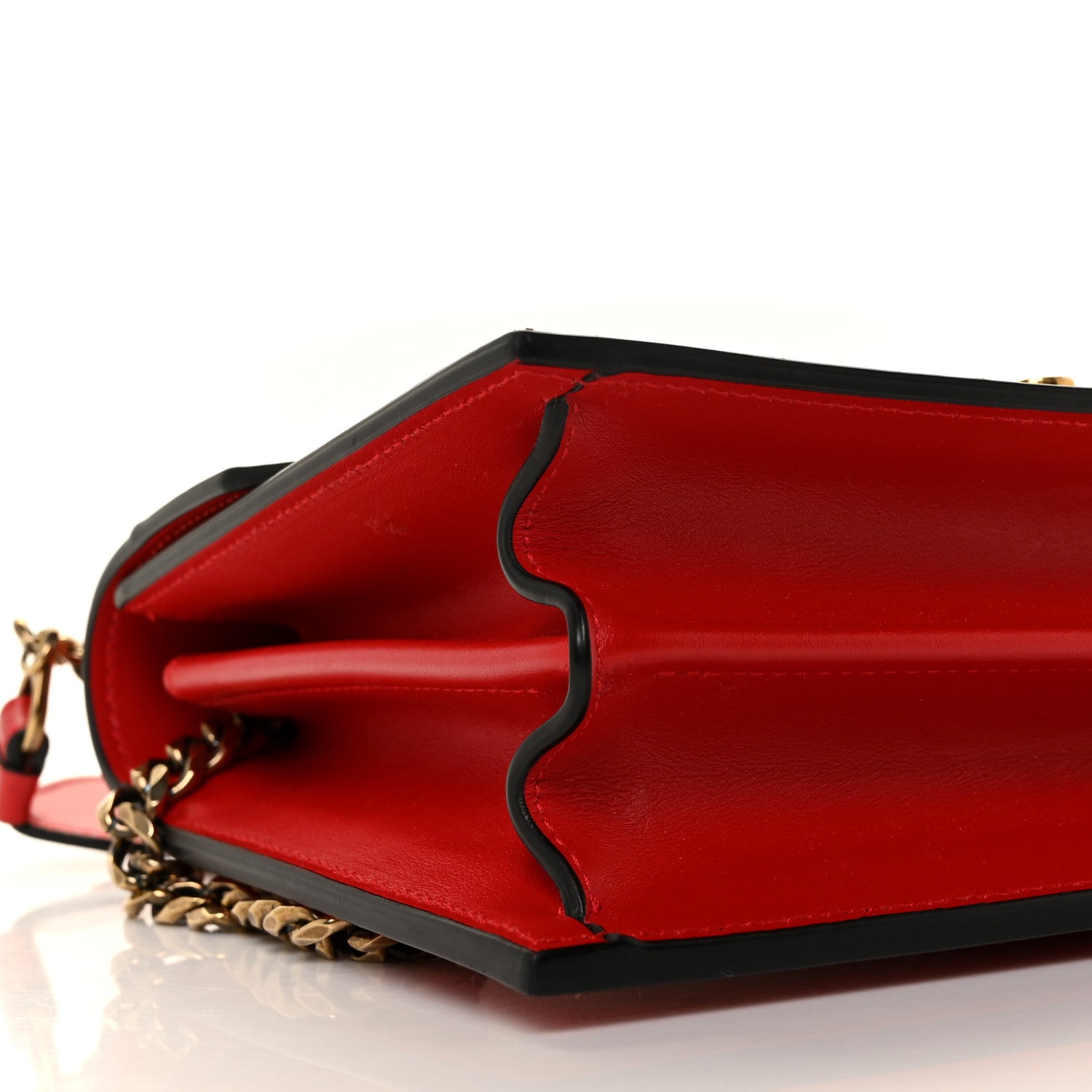 Christian Louboutin Calfskin Small Elisa Shoulder Bag Loubi 7 of 8