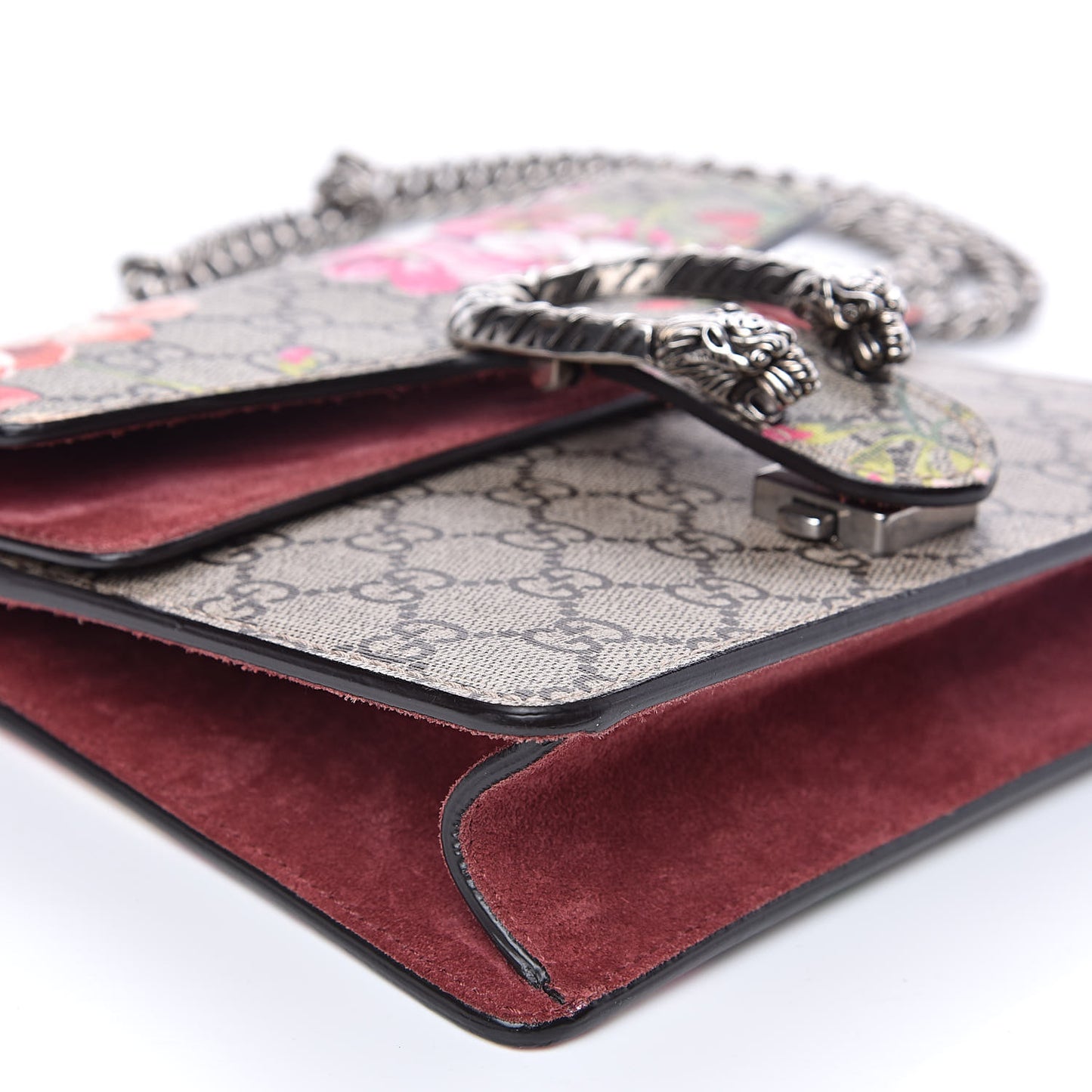 GG Supreme Monogram Blooms Mini Dionysus Shoulder Bag Beige Multicolor Dry Rose