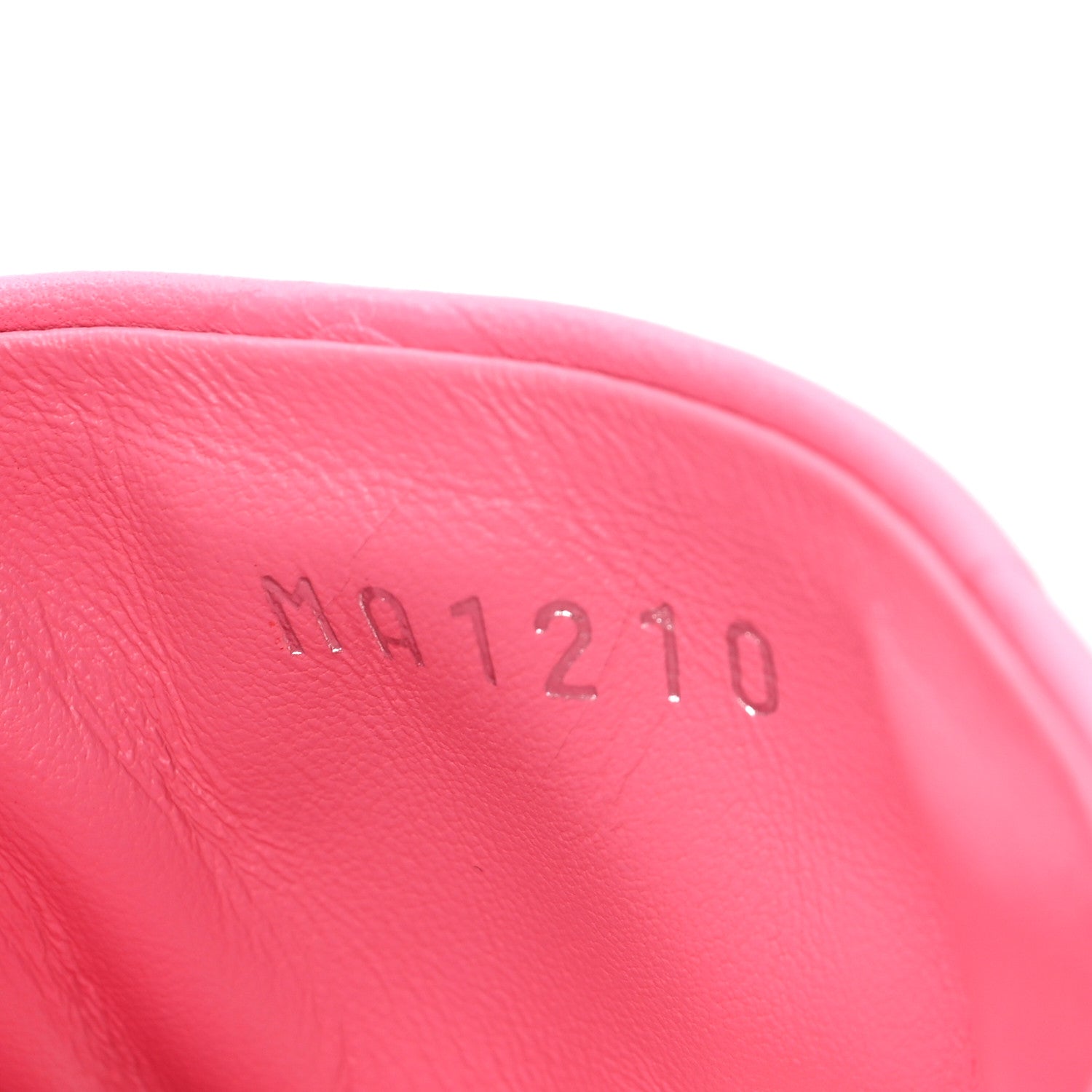 Louis Vuitton Lambskin Embossed Monogram Revival Flat Mules 36 Rose Pop 7 of 8