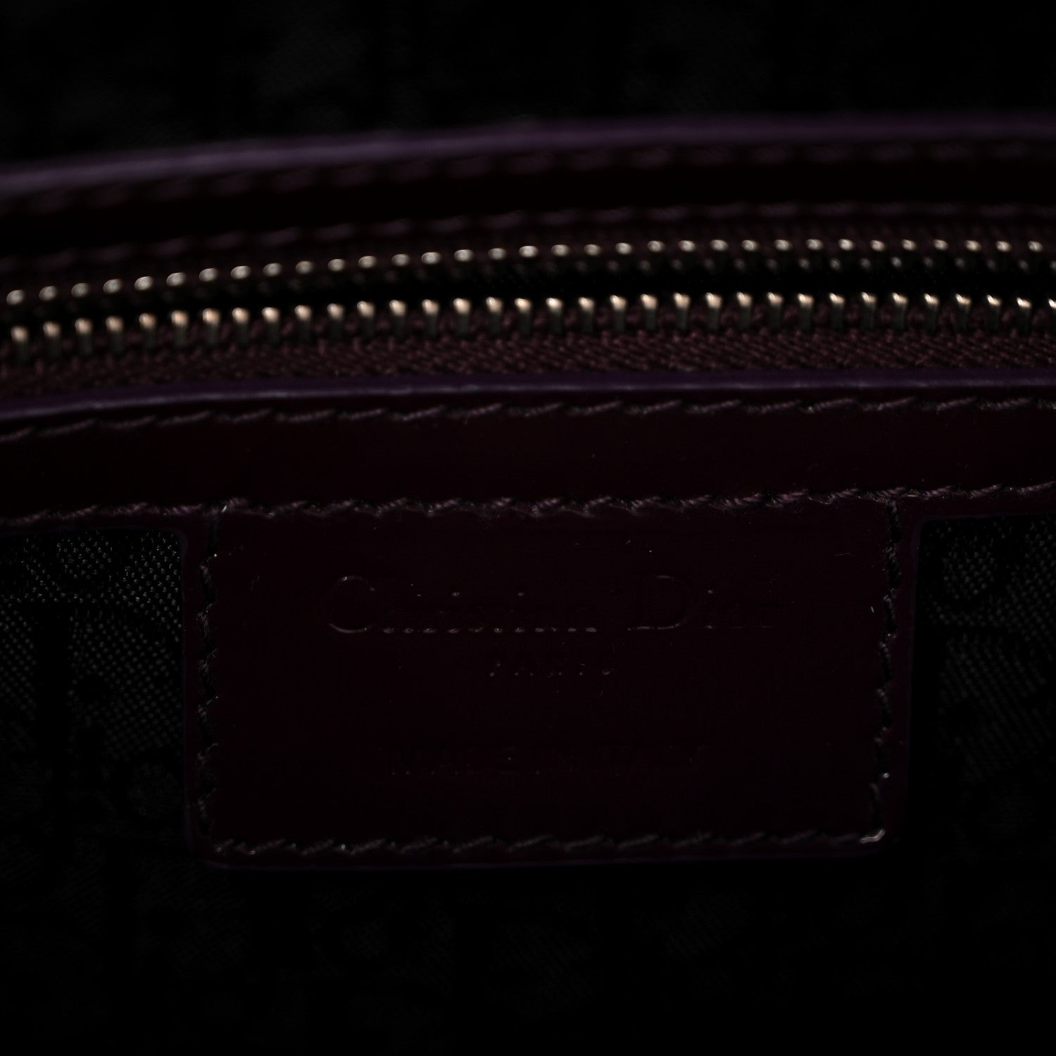 Christian Dior Patent Cannage Large Lady Dior Violet Purple 6 of 10