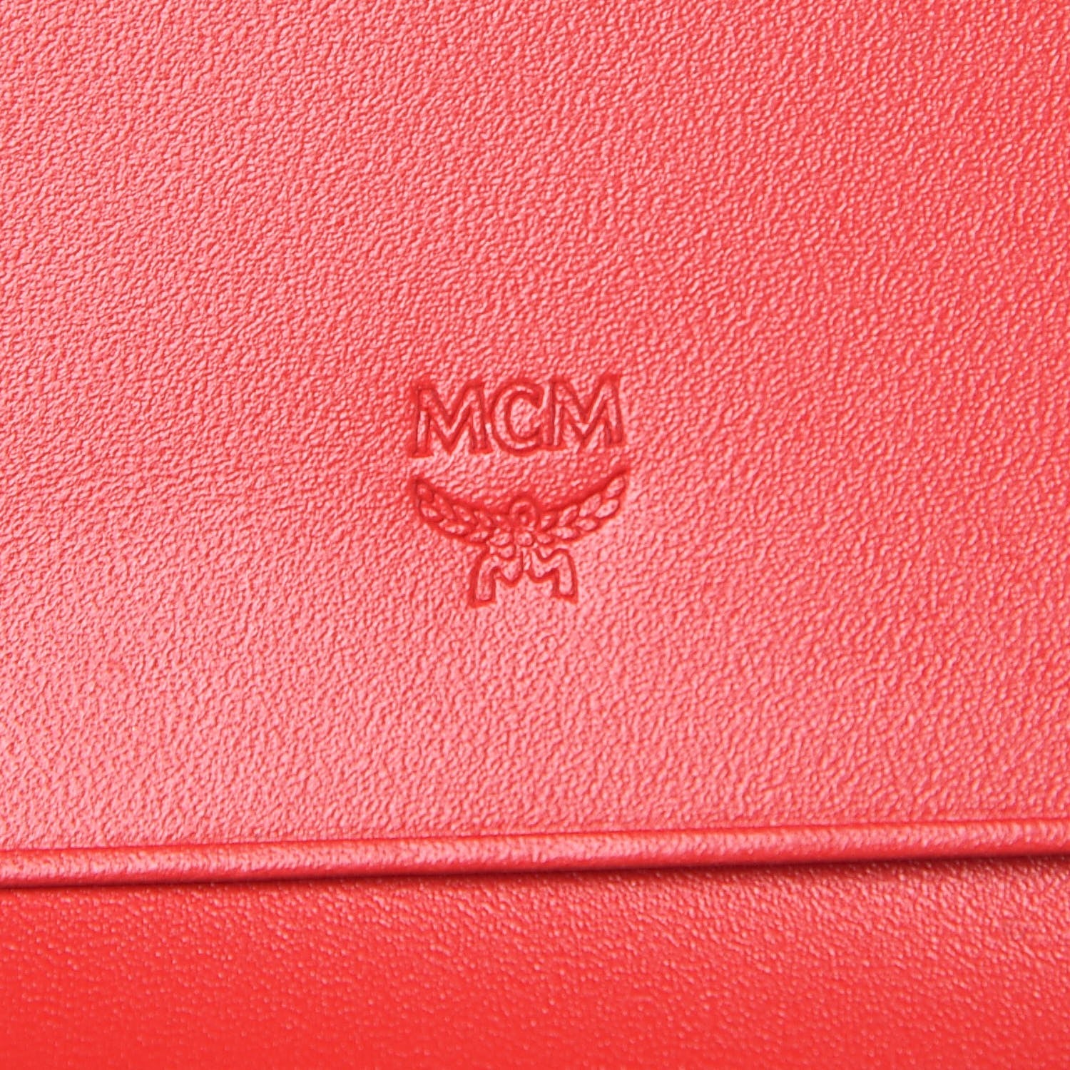 MCM Visetos Tri-Fold Wallet Cognac 6 of 11