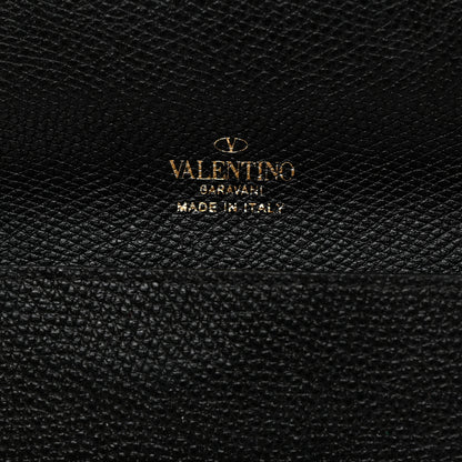 Valentino Garavani Grainy Calfskin Vlogo Signature Pouch Black 5 of 6