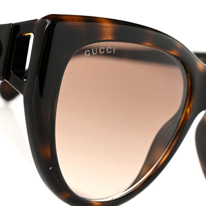 Gucci Acetate Cat Eye Sunglasses GG0877S Tortoise 7 of 8