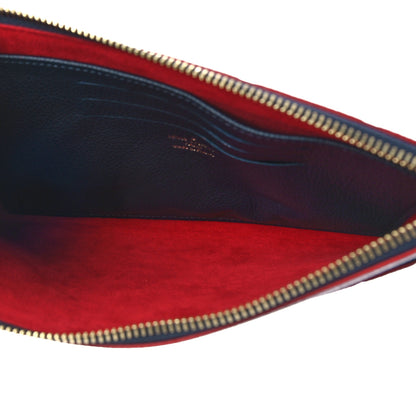 Louis Vuitton Empreinte Pochette Melanie MM Marine Rouge 5 of 9