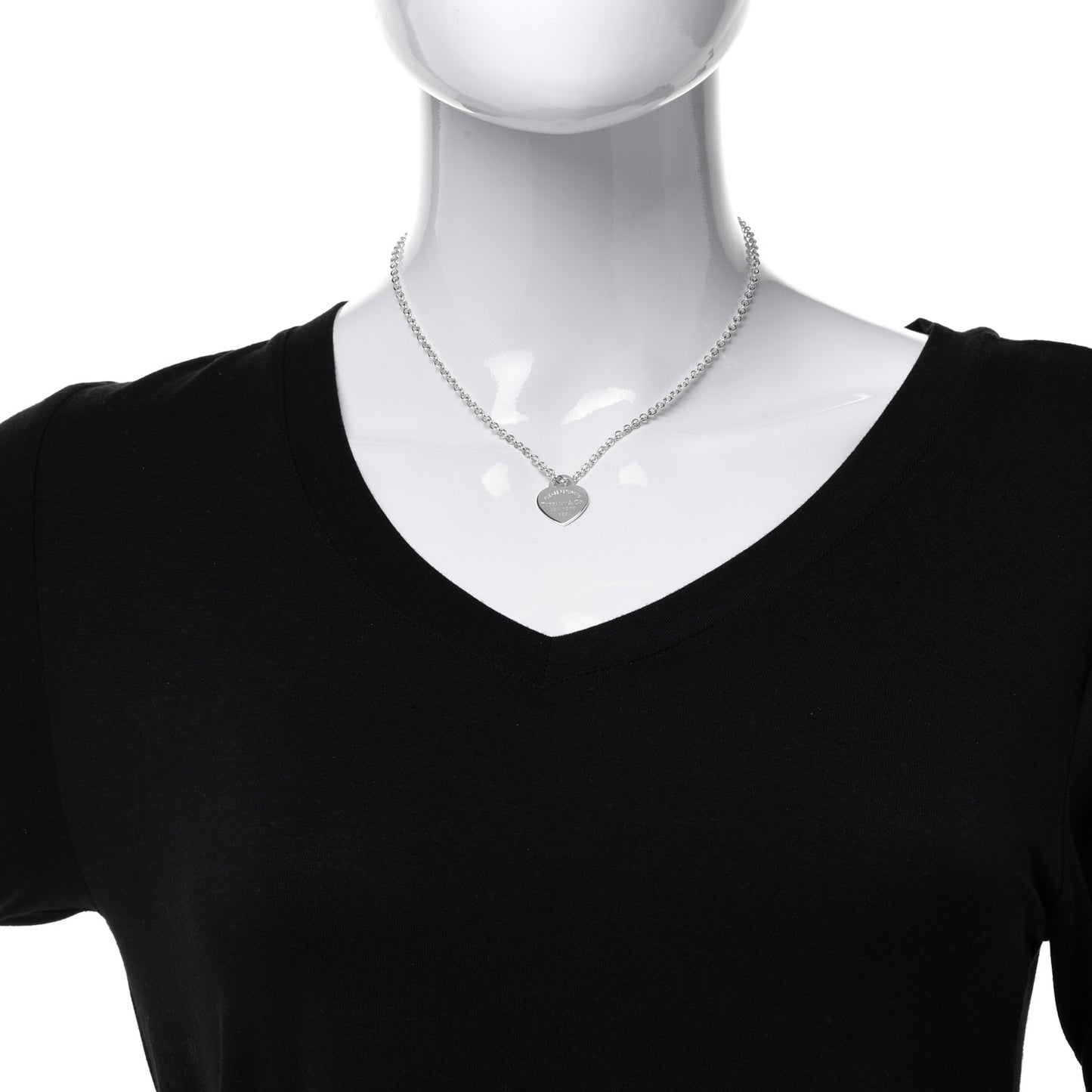 Sterling Silver Small Return to Tiffany Heart Pendant Necklace