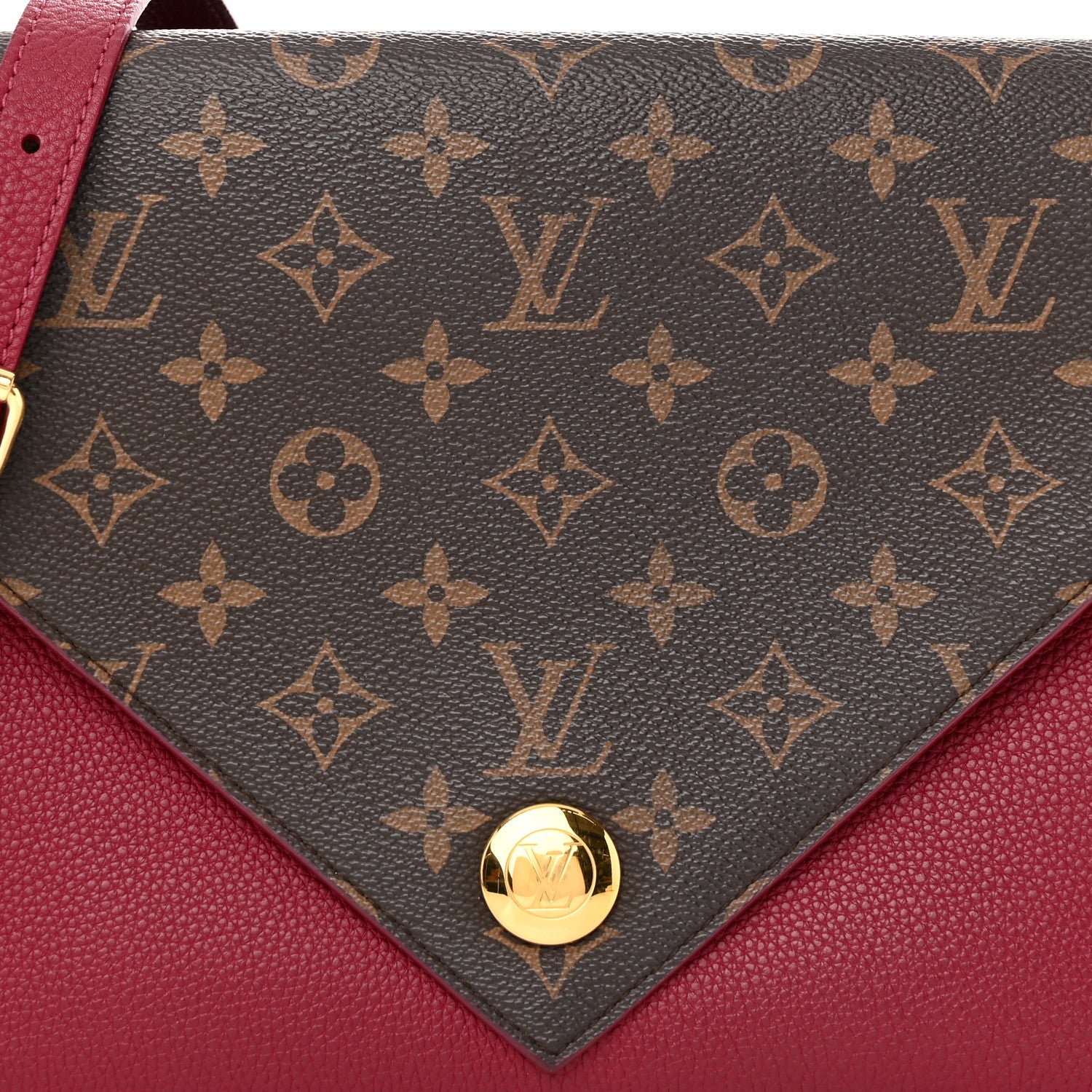 Louis Vuitton Grained Calfskin Monogram Double V Aurore 7 of 11