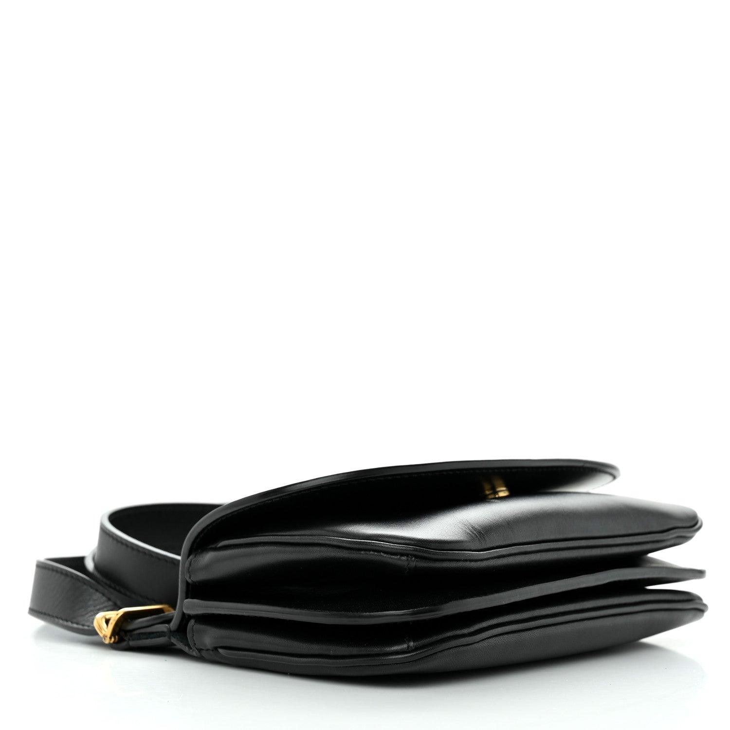 Saint Laurent Smooth Calfskin Small Charlie Shoulder Bag Black 4 of 11