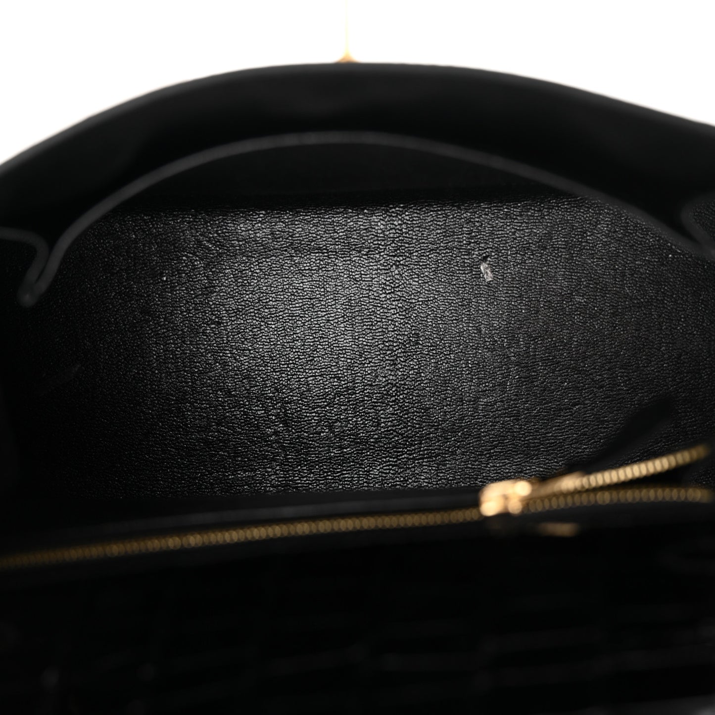Shiny Alligator Kelly Sellier 25 Black