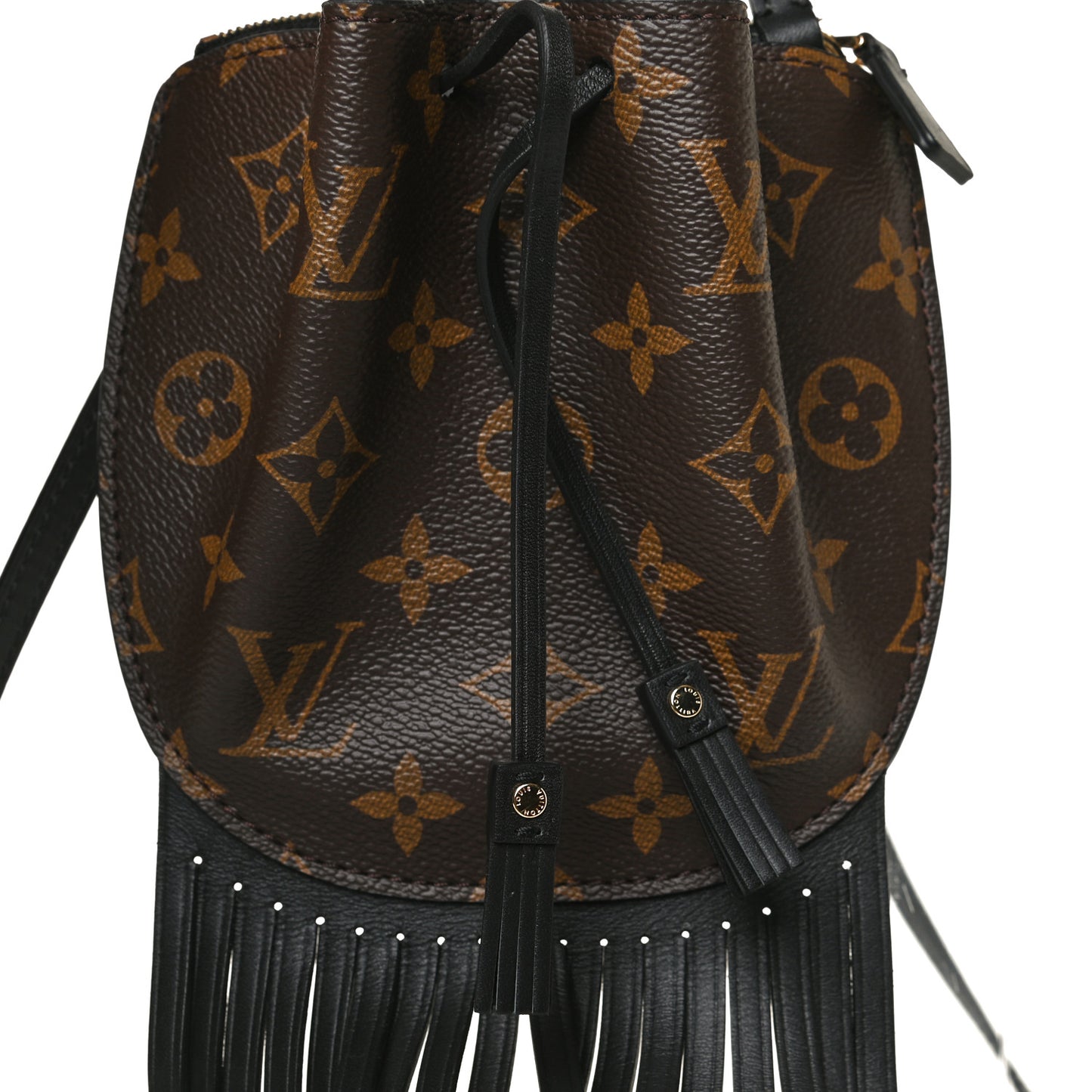 Monogram Fringed Mini Noe