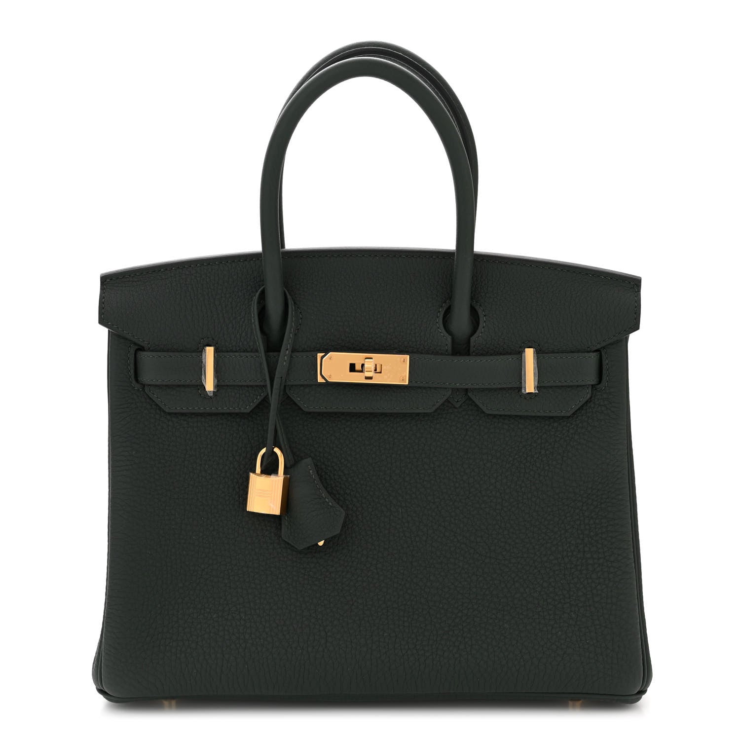 Hermes Togo Birkin 30 Vert Fonce 1 of 11