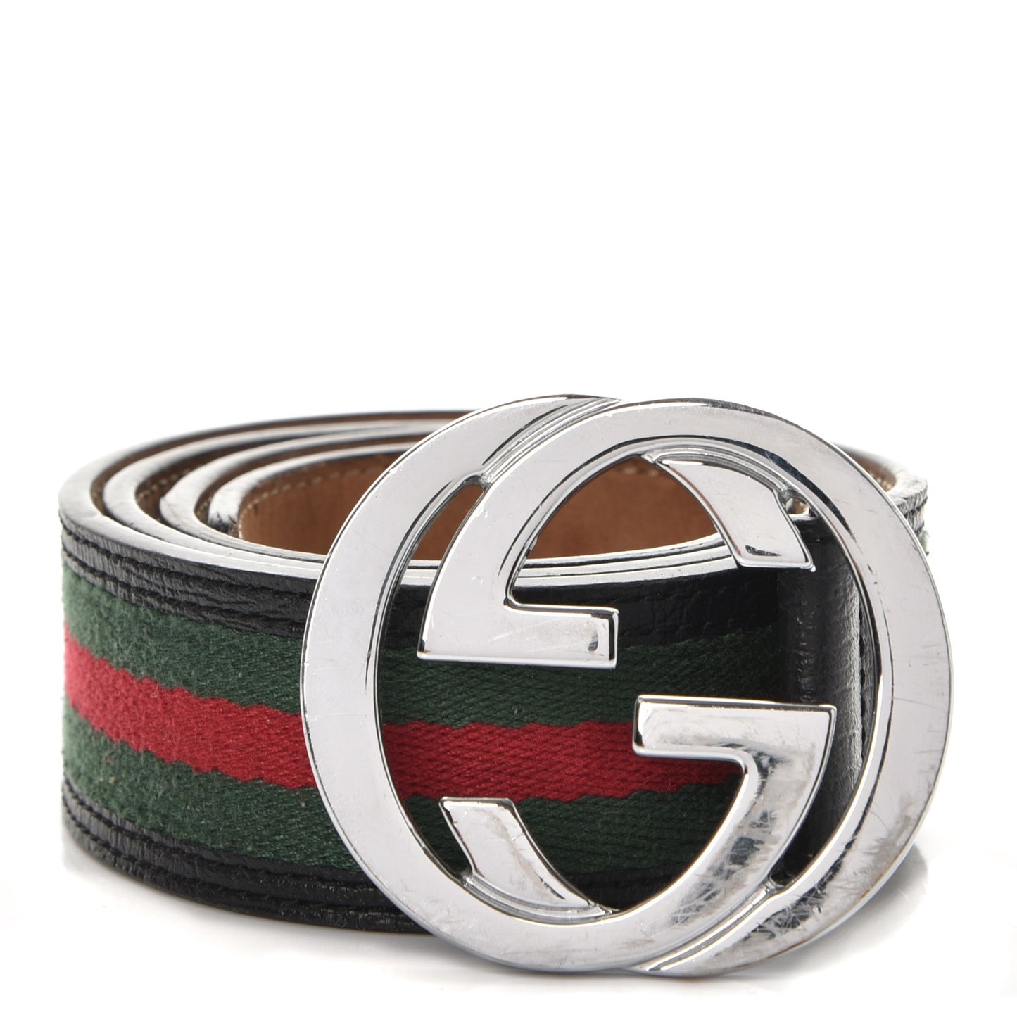 Calfskin Web Interlocking G Belt 90 36 Black
