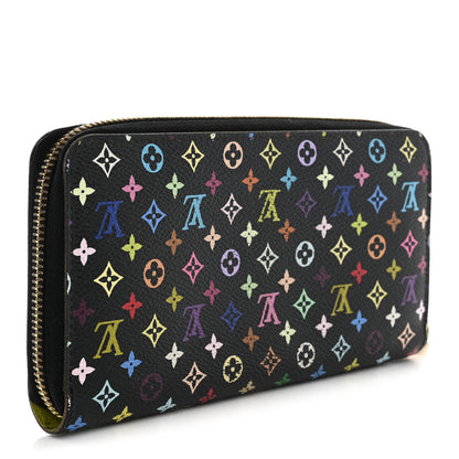 Louis Vuitton Monogram Multicolor Zippy Wallet Black Pistachio 3 of 10