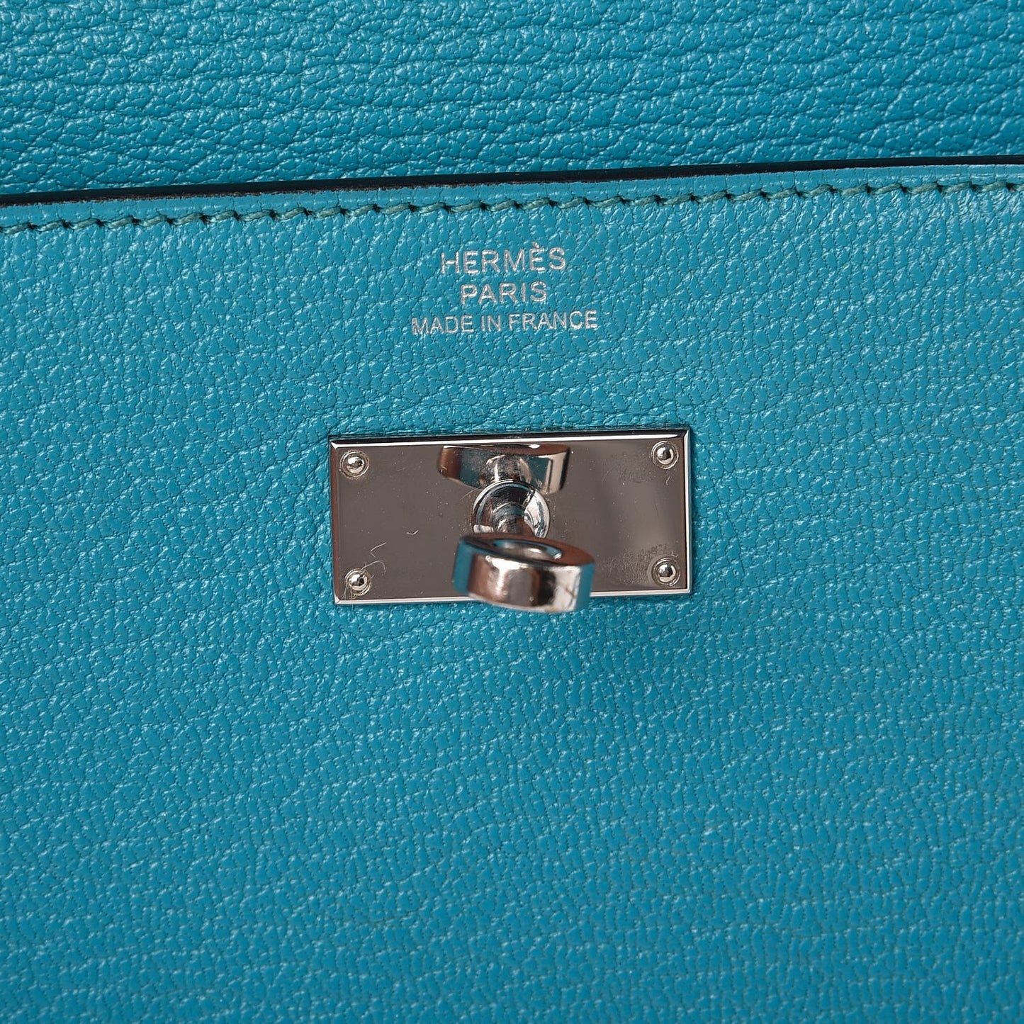 Chevre Mysore Kelly Longue Wallet Turquoise