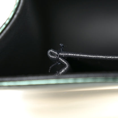 Christian Dior Metallic Patent Micro-Cannage Medium Diorama Flap Bag Malachite Green 11 of 11