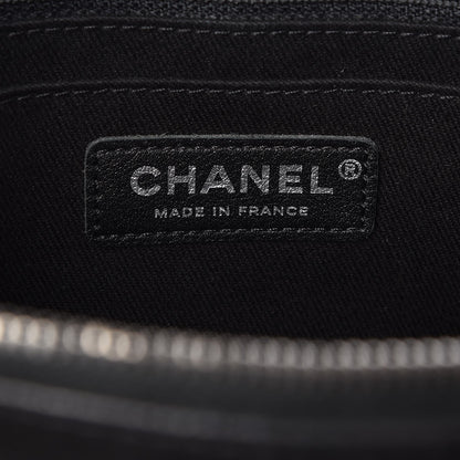Chanel Grained Vegetal Calfskin Urban Shopping Tote Black 7 of 9