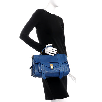 Proenza Schouler Lambskin Medium PS1 Satchel Peacock 3 of 9