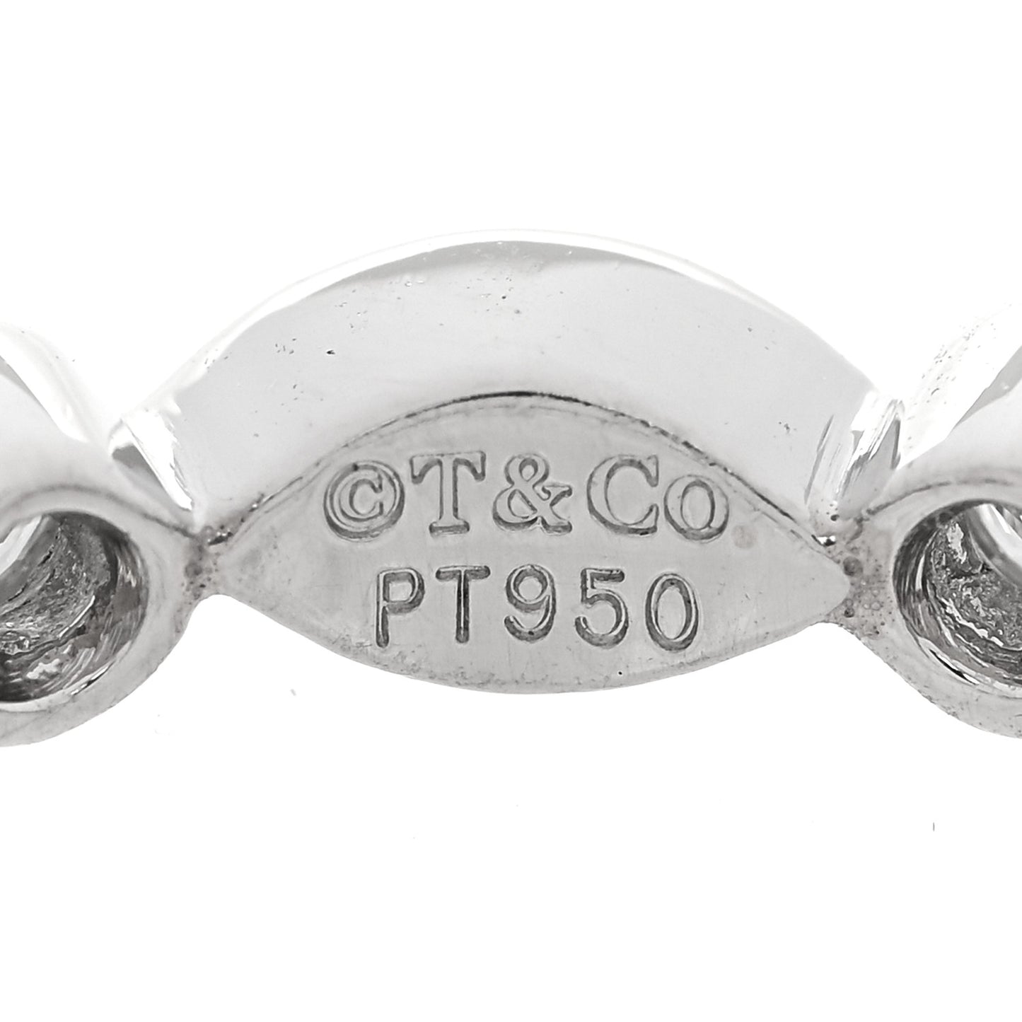 Platinum Diamond Jazz Band Ring 50 5.25