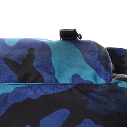 Prada Tessuto Nylon Camouflage Messenger Bag Royal 10 of 11