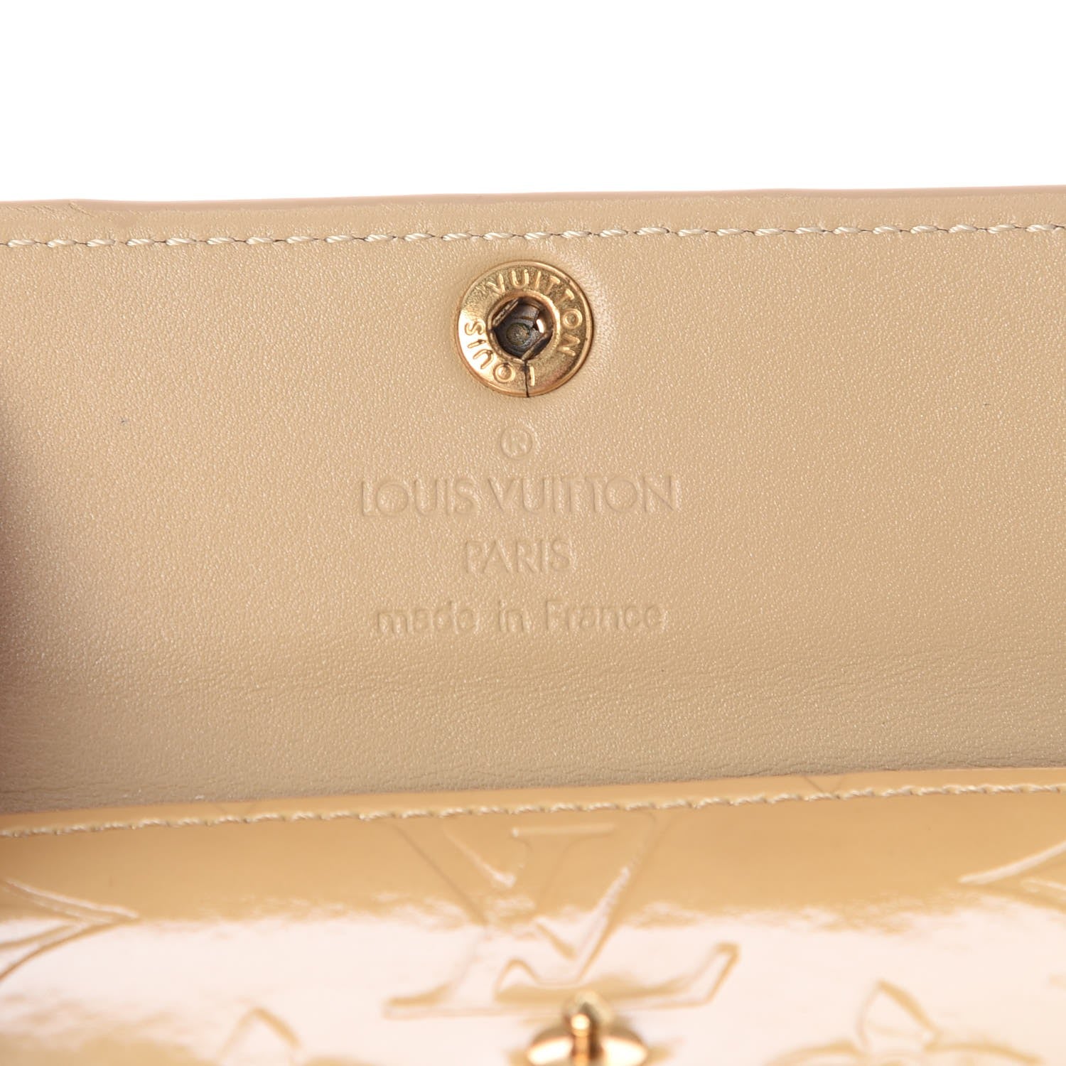 Louis Vuitton Vernis Ludlow Wallet Beige 6 of 7