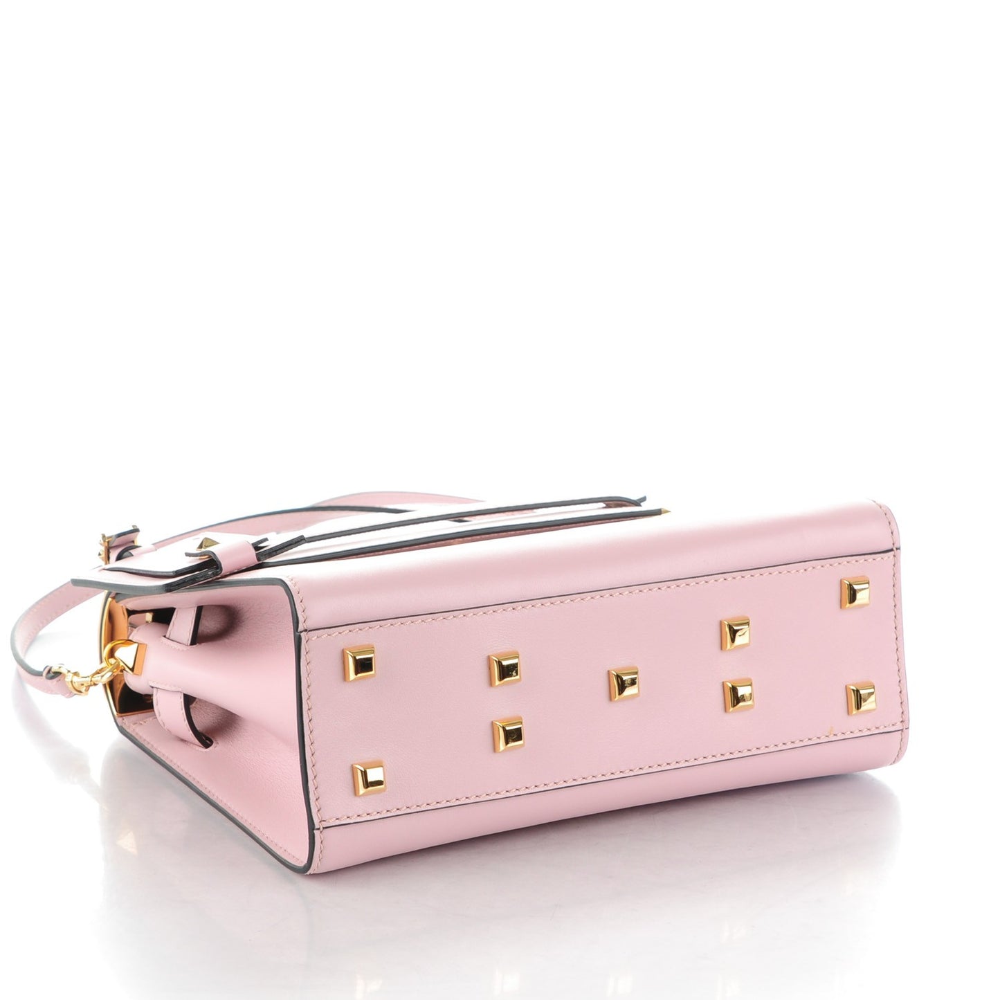 Vitello Small My Rockstud Frame Bag Poudre