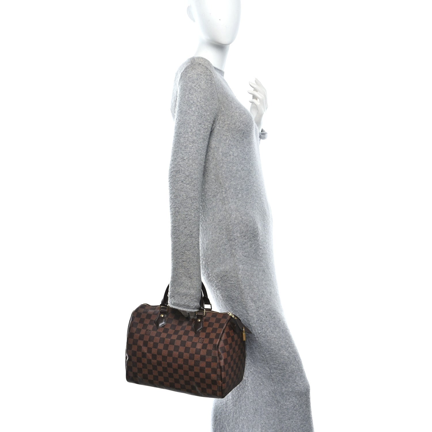 Louis Vuitton Damier Ebene Speedy 30 2 of 12