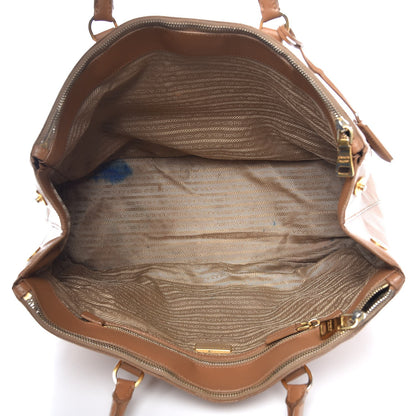 Prada Saffiano Lux Extra Large Galleria Double Zip Tote Caramel 5 of 18