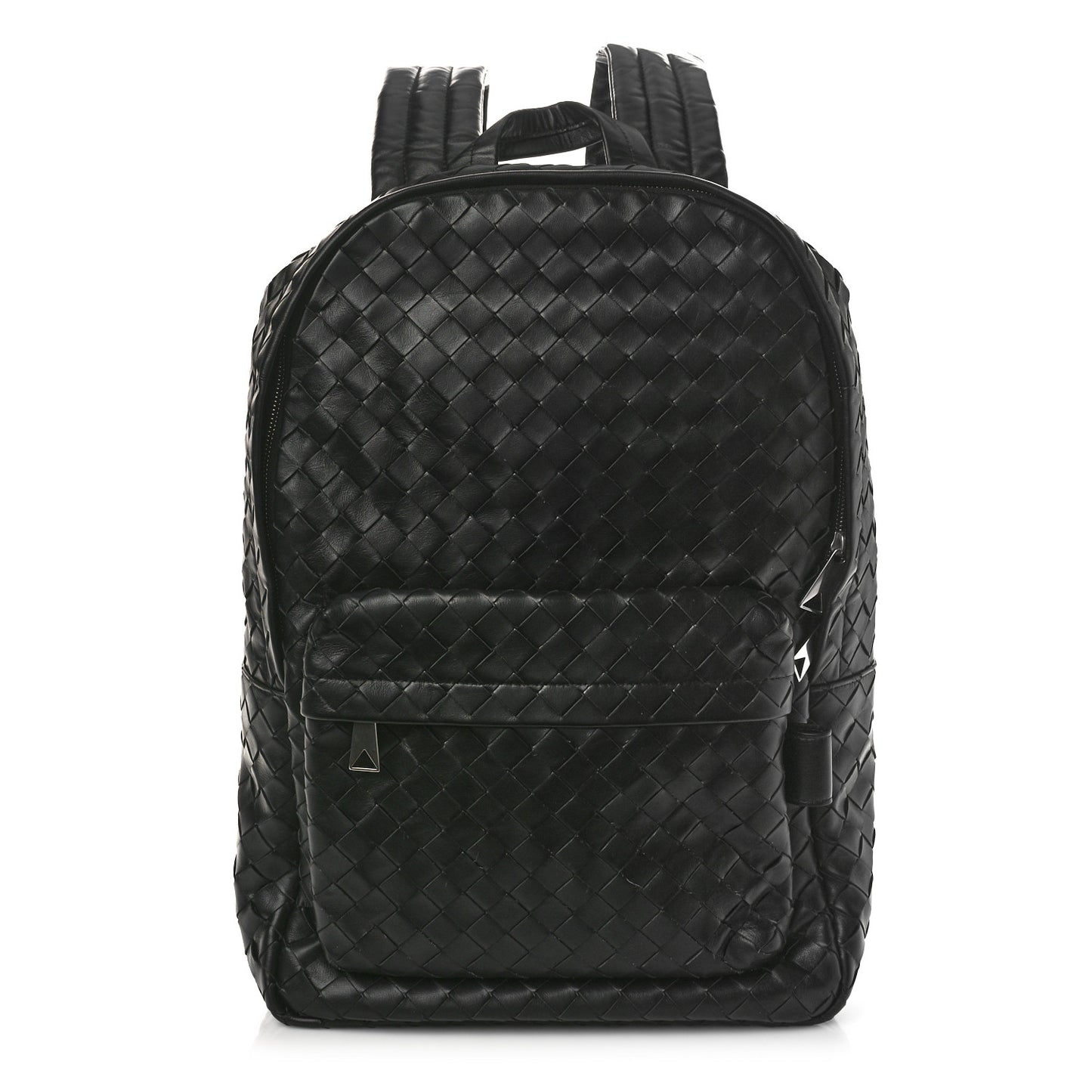 Nappa Intrecciato Avenue Backpack Black