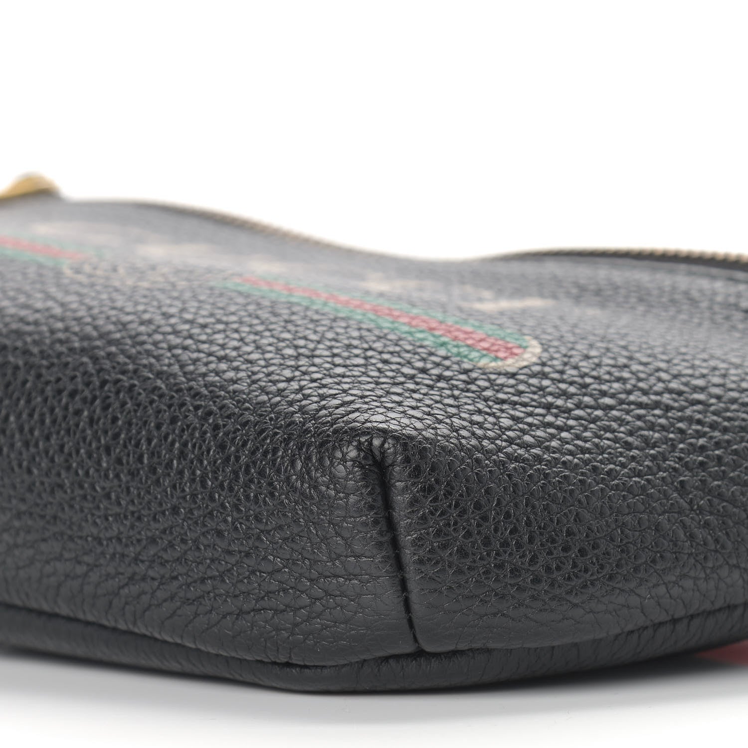 Gucci Grained Calfskin Small Logo Belt Bag Black 9 of 10