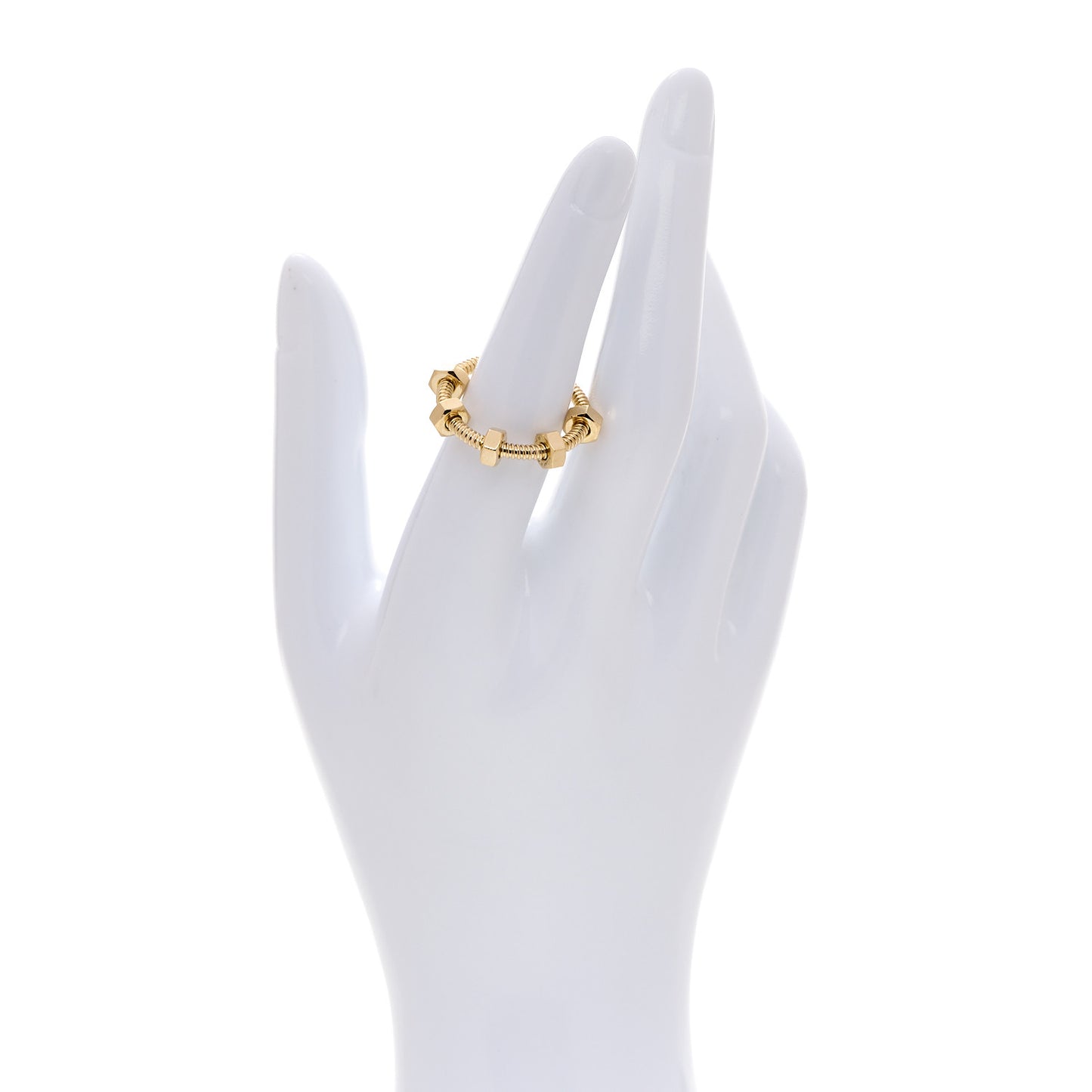 18K Yellow Gold Ecrou de Cartier Ring 57 8
