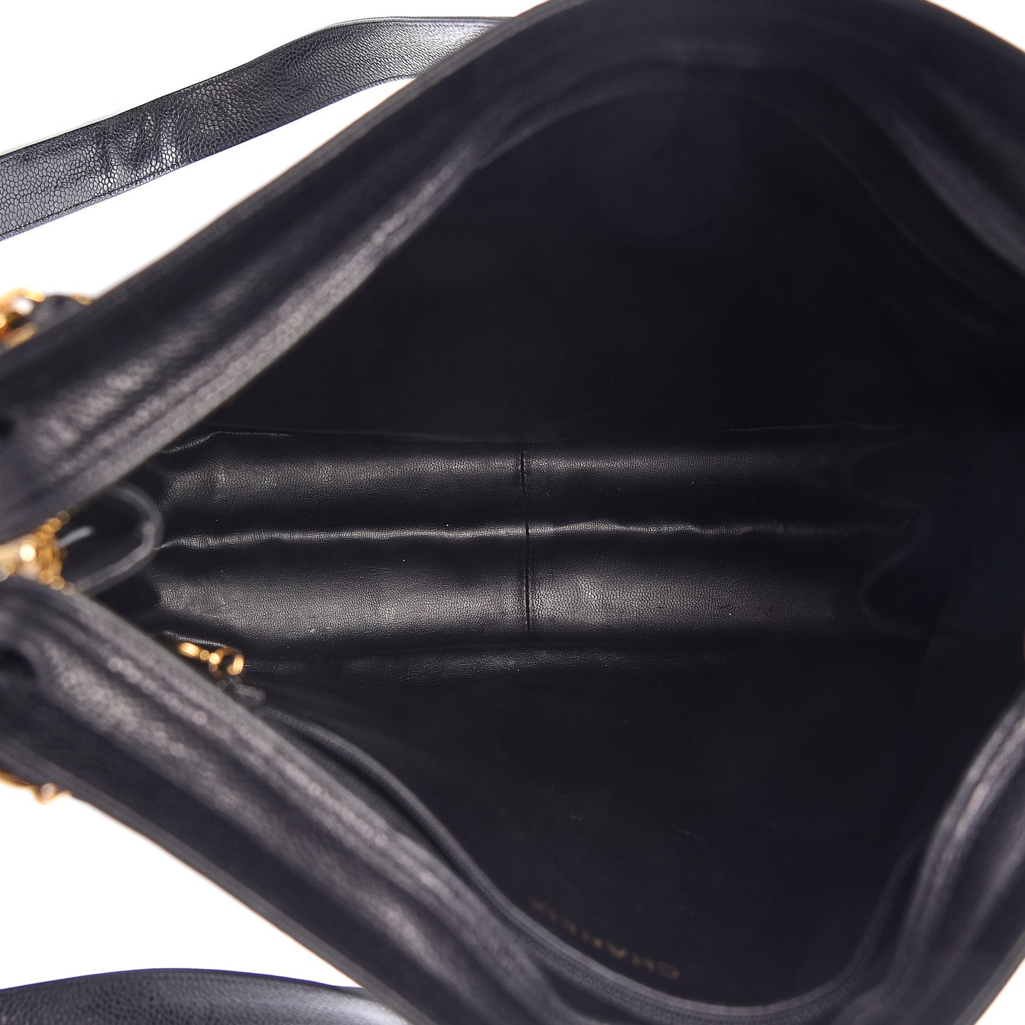 Caviar CC Shoulder Bag Black