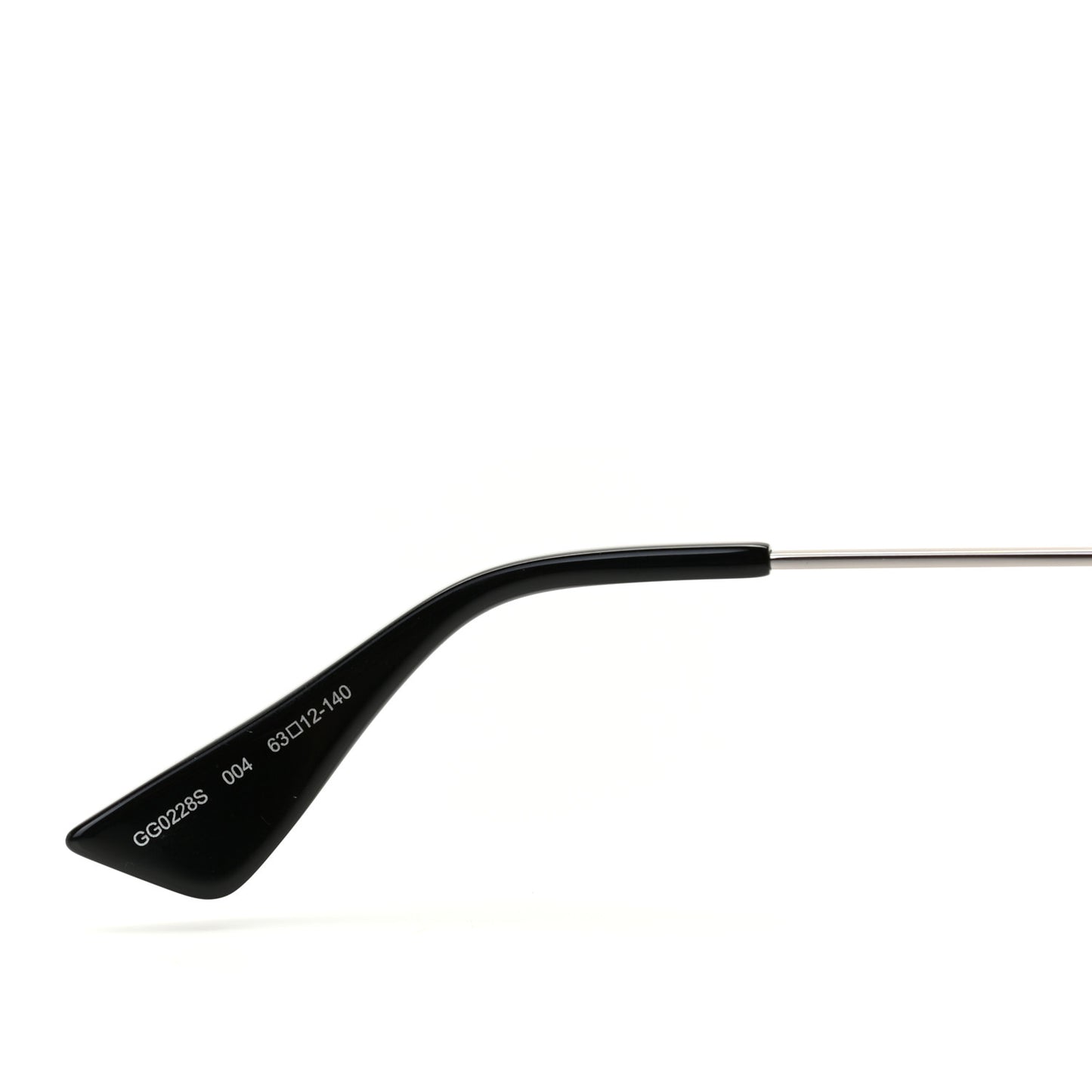 Metal Square Frame Sunglasses GG0228S Grey