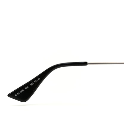 Gucci Metal Square Frame Sunglasses GG0228S Grey 4 of 8