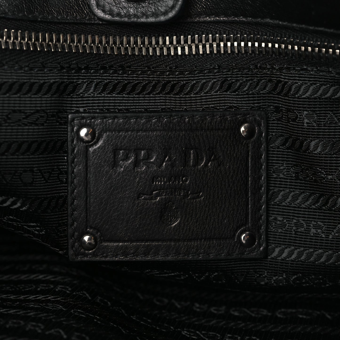 Nappa Fringe Tote Black