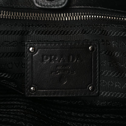 Prada Nappa Fringe Tote Black 6 of 10