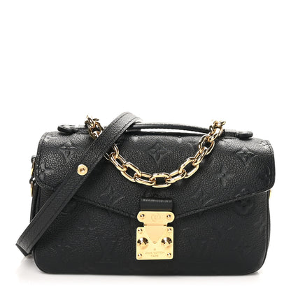Louis Vuitton Empreinte Pochette Metis East West Black 1 of 9