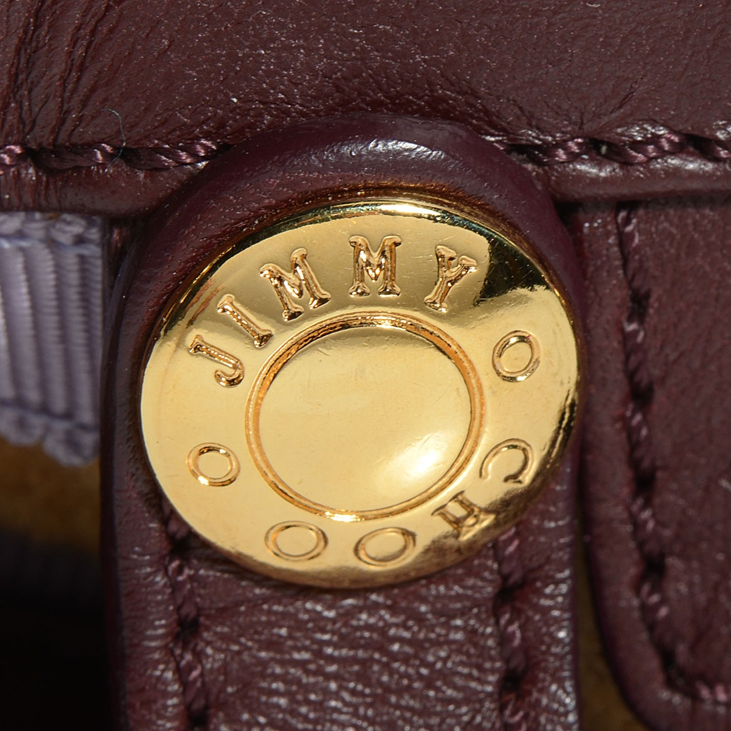 Leather Arad Clutch Burgundy