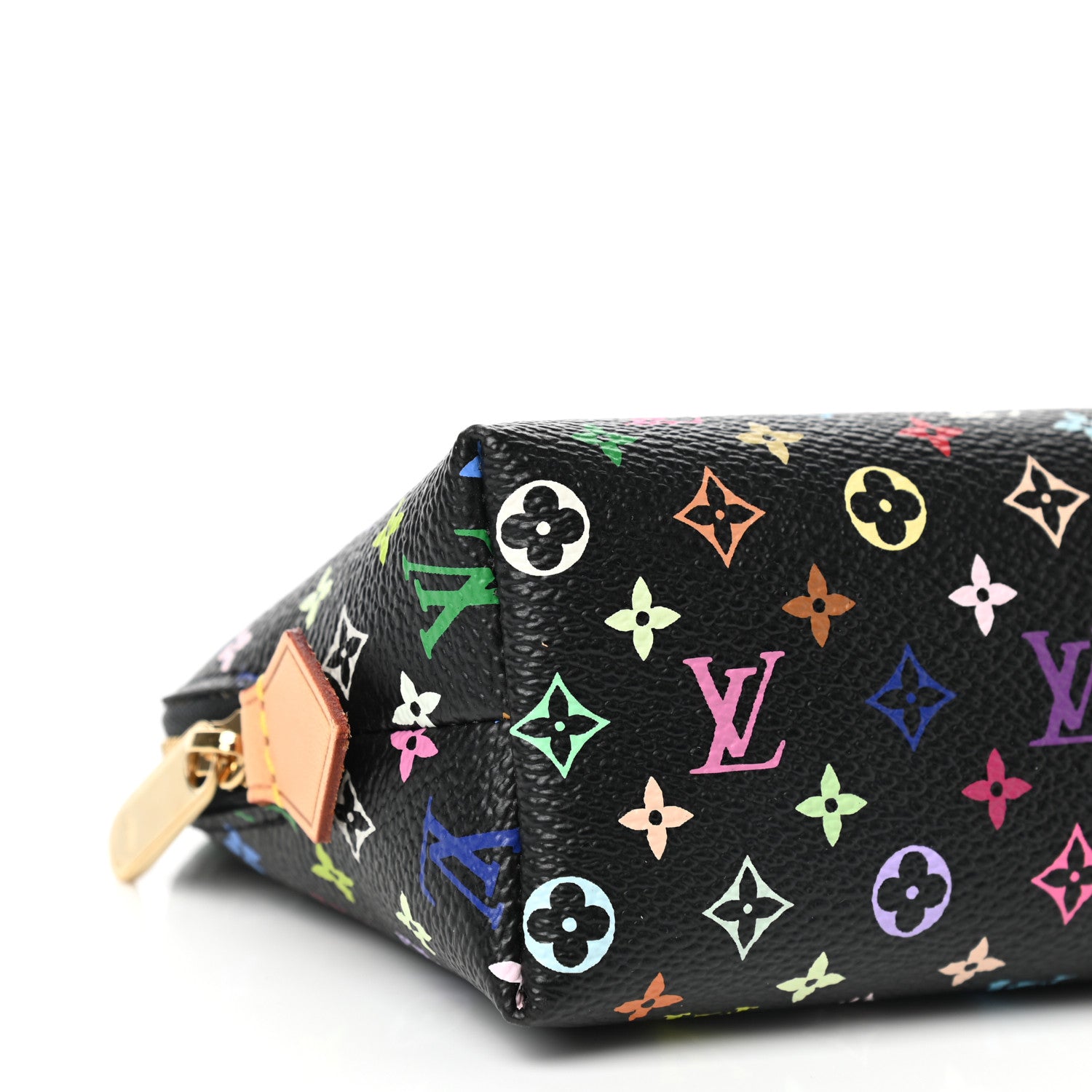Louis Vuitton Monogram Multicolor Cosmetic Pouch Black Grenade 7 of 8