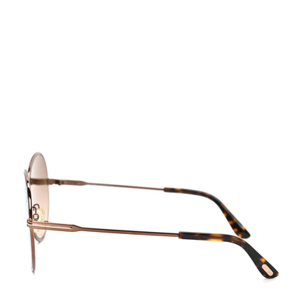 Tom Ford Rania Oval Sunglasses TF564 Brown 3 of 6