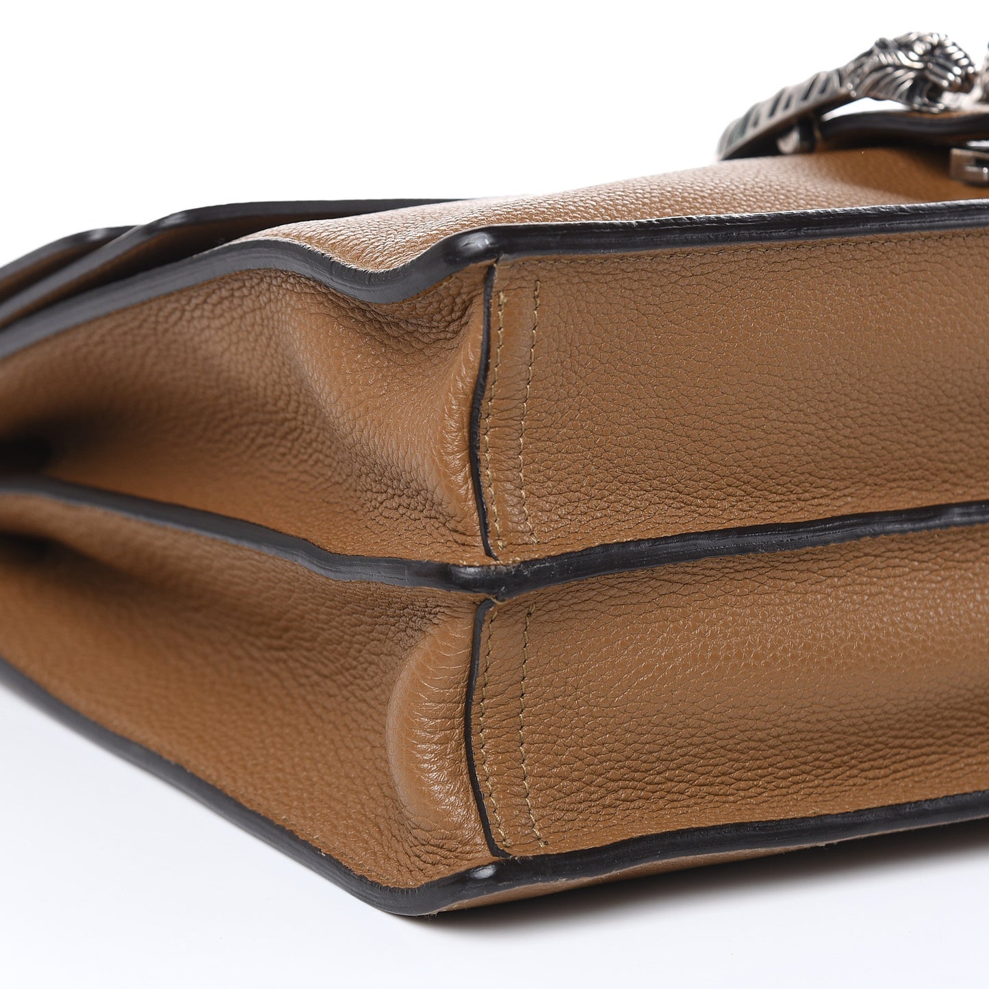 Pebbled Calfskin Medium Dionysus Messenger Bag Natural Tan