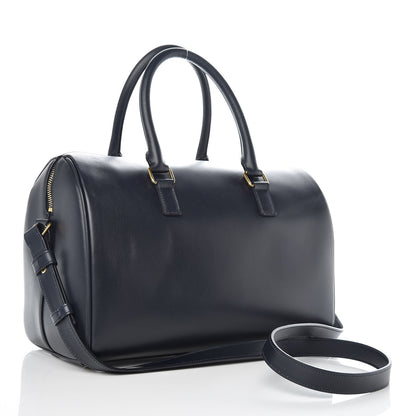 Saint Laurent Calfskin Classic Duffle 6 Marine 4 of 10