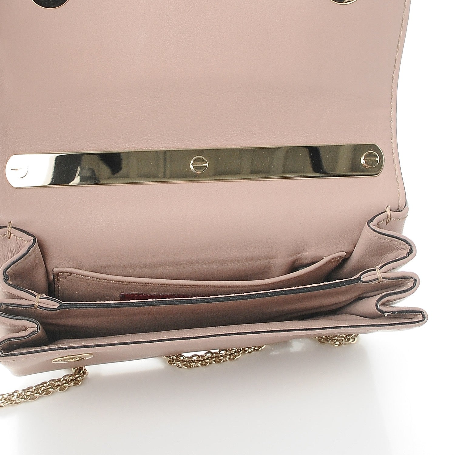 Valentino Garavani Nappa Crystal Va Va Voom Shoulder Bag Poudre 6 of 11