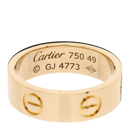 Cartier 18K Yellow Gold 5.5mm LOVE Ring 49 5 4 of 5