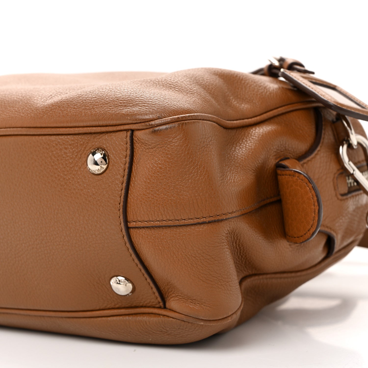 Prada Vitello Daino Satchel Nocciolo 11 of 13