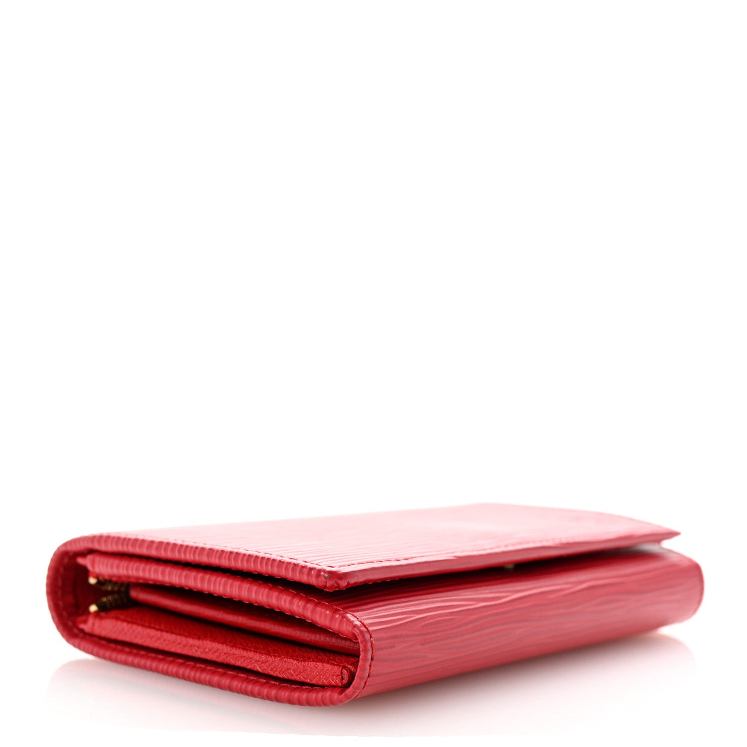 Louis Vuitton Epi Porte-Monnaie Billets Tresor Wallet Castillan Red 4 of 6