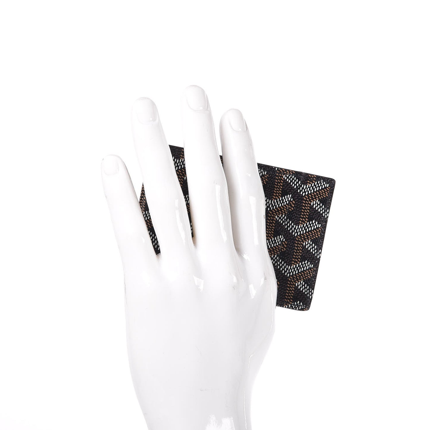 Goyardine Multi Slot Bi-Fold Wallet Black