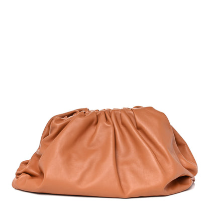 Bottega Veneta Smooth Butter Calf The Pouch Oversized Clutch Clay 1 of 10