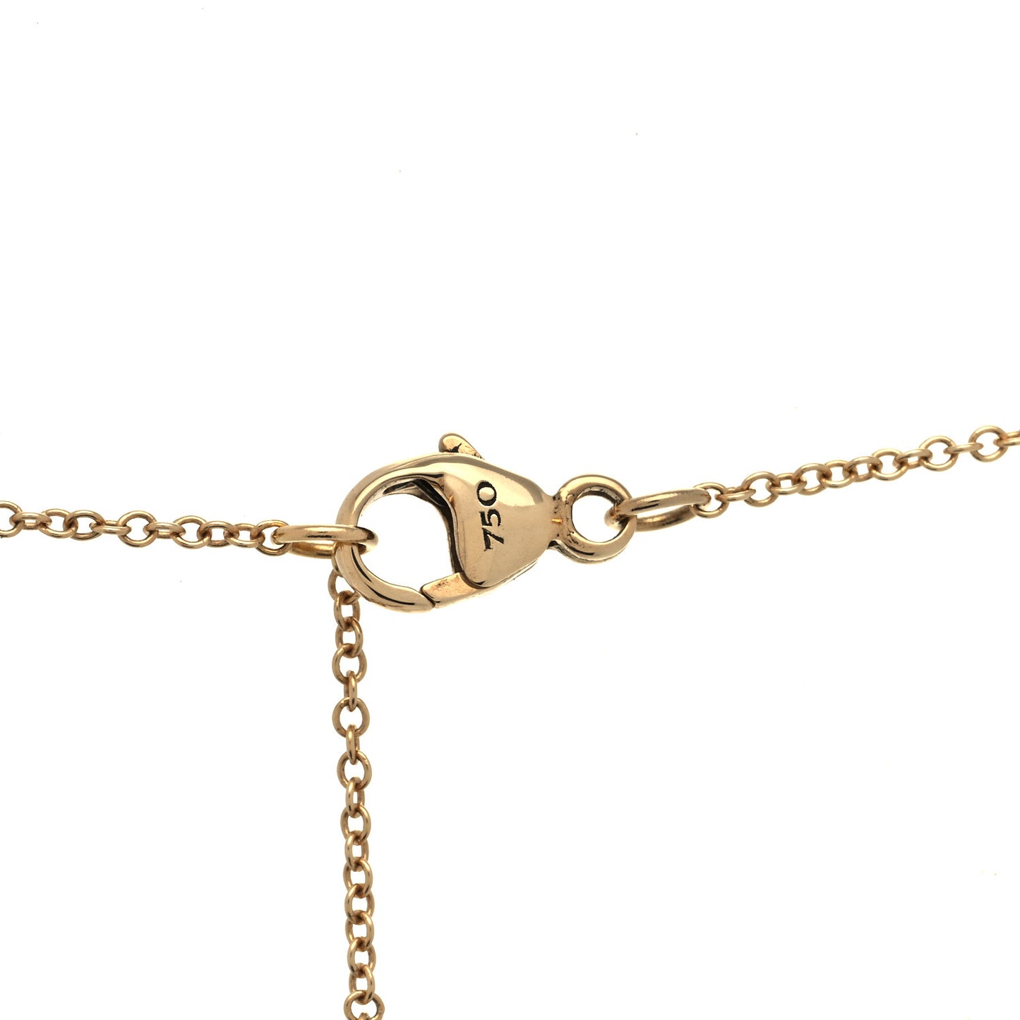 18K Yellow Gold Solari Drop Necklace
