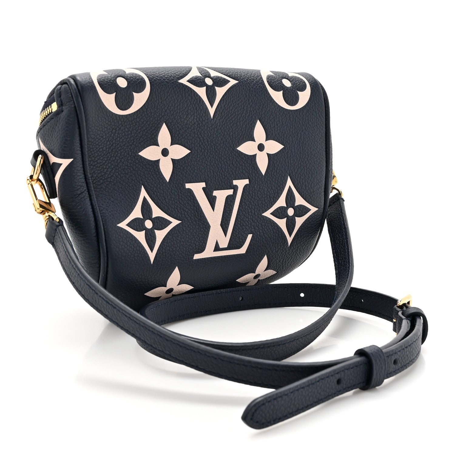 Louis Vuitton Empreinte Monogram Giant Mini By The Pool Bumbag Blue Beige 3 of 9