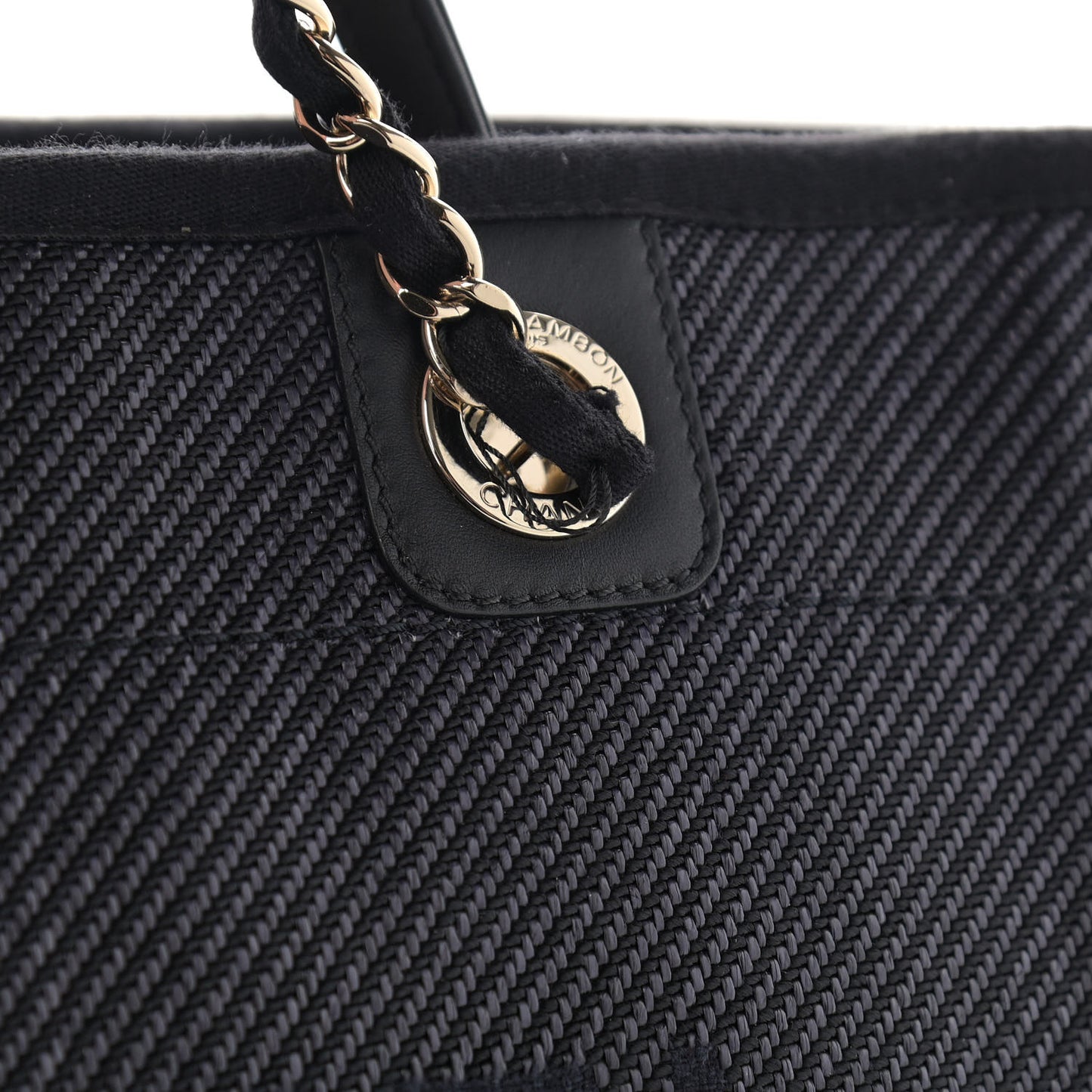 Mixed Fibers Small Deauville Tote Black